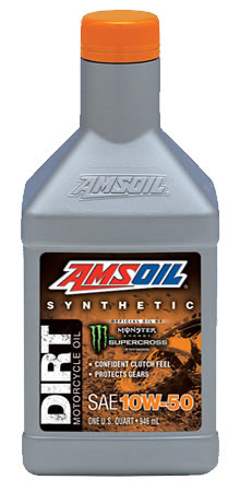 Amsoil Synthetic SAE 10W-50 Dirt Bike Oil